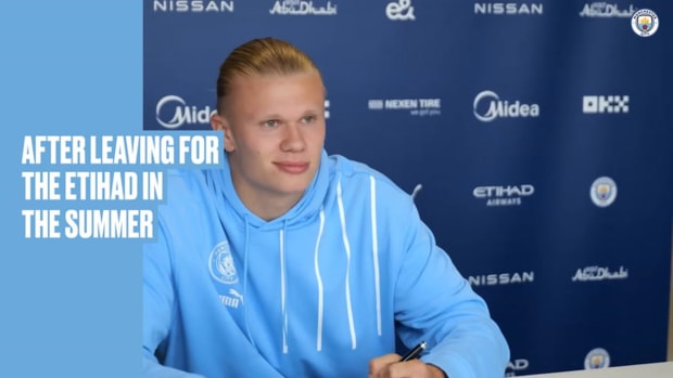 Haaland returns to Dortmund for the first time